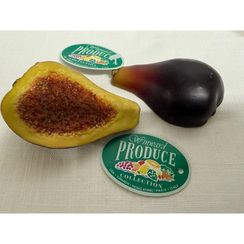 Winward Produce Figs Faux Fruit Realistic Simulation‎ Prop Decor 12